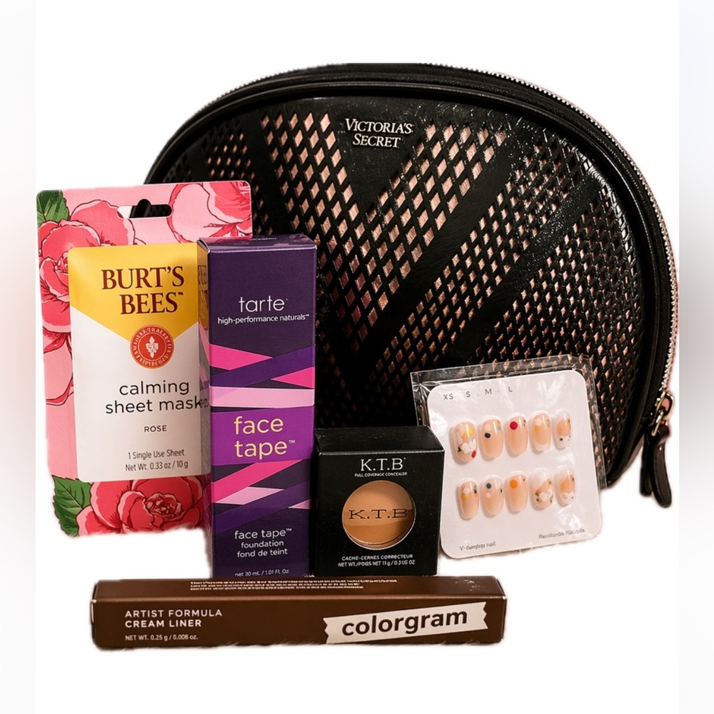 Victoria’s Secret Beauty Bundle – Cosmetic Bag + Full Makeup Set 💄